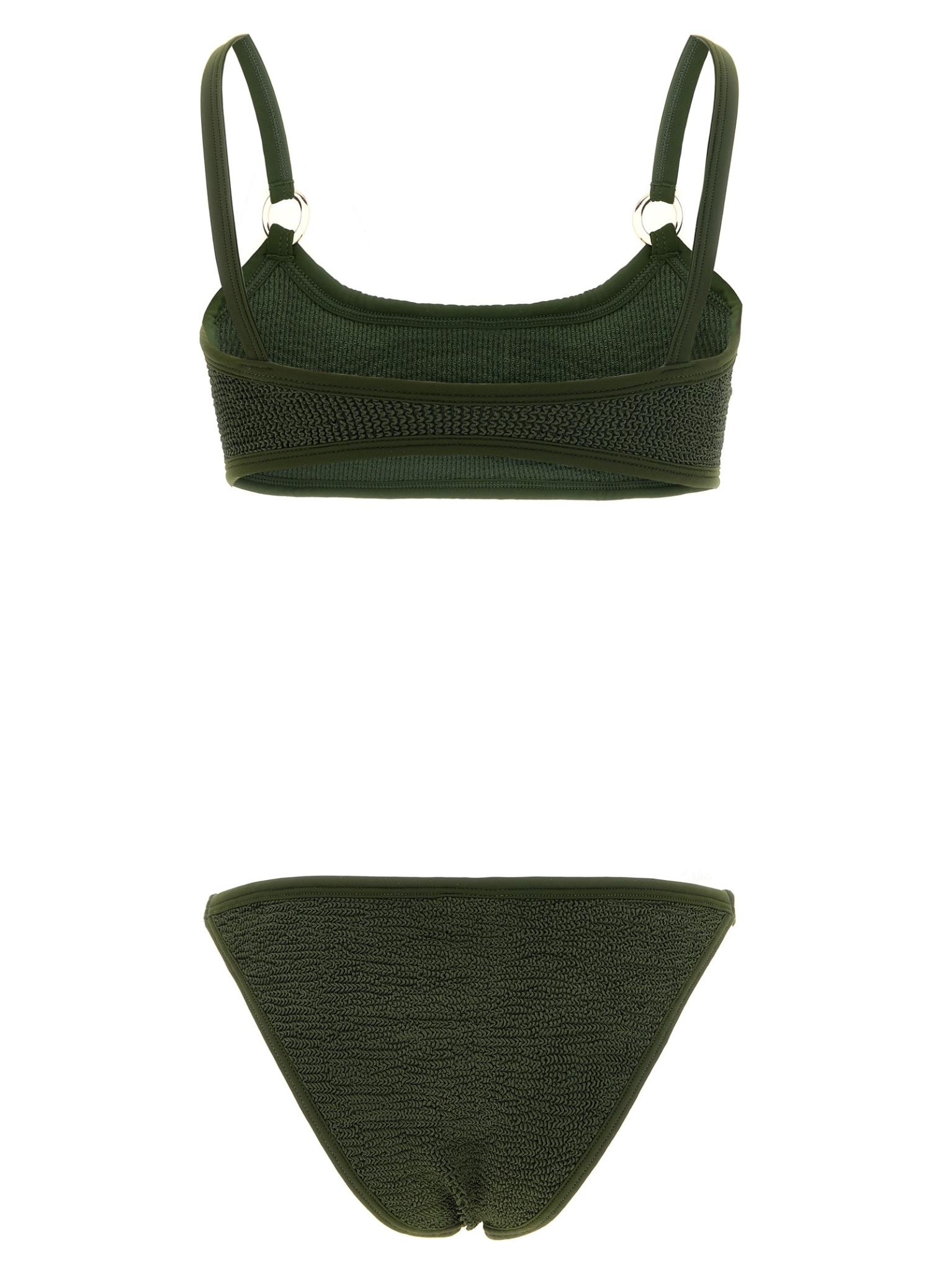 [Hunza G] Bikini FW26 IRISBIKINIGOLDHOOPSMETALLICKHAKI