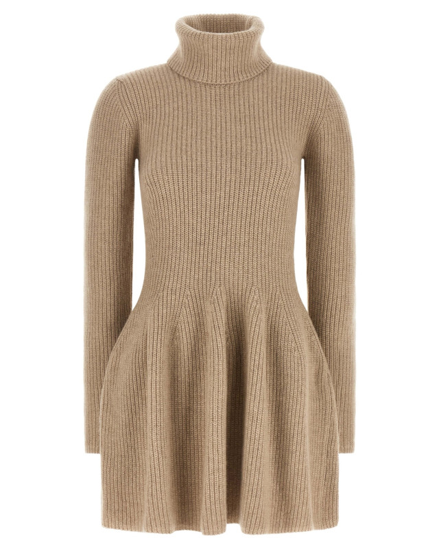 [MAGDA BUTRYM] Long sleeve dress FW26 245726BEIGE