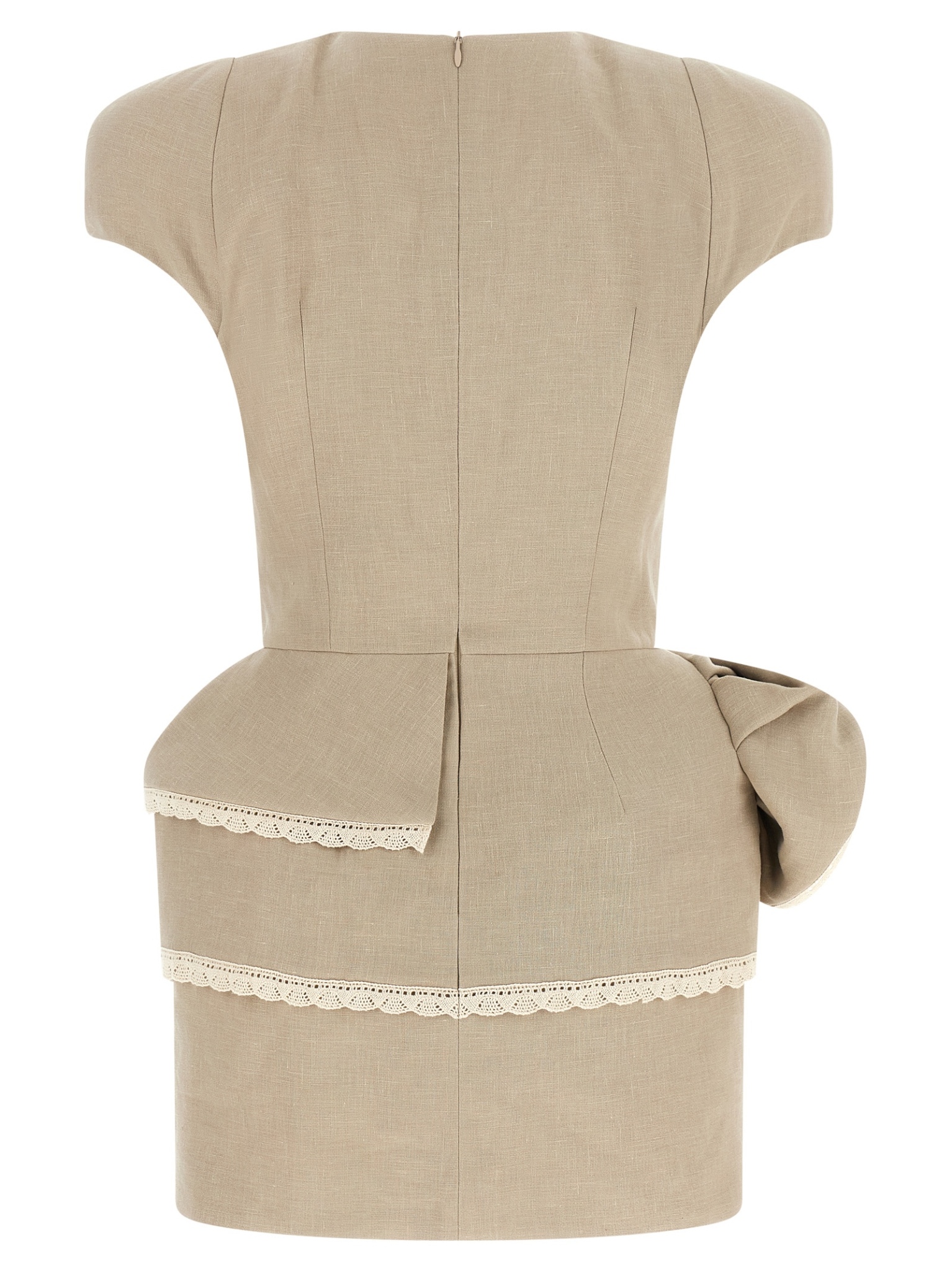 [MAGDA BUTRYM] Short sleeve dress FW26 328726BEIGE