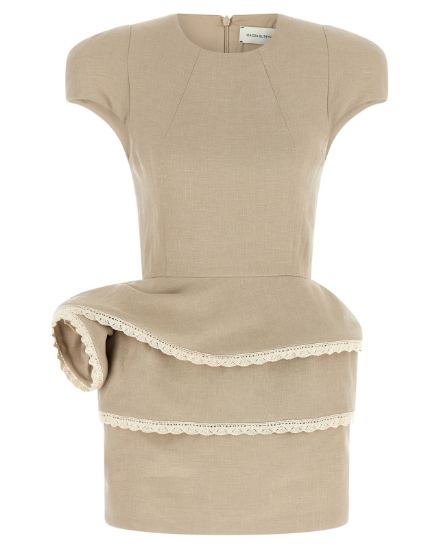 [MAGDA BUTRYM] Short sleeve dress FW26 328726BEIGE
