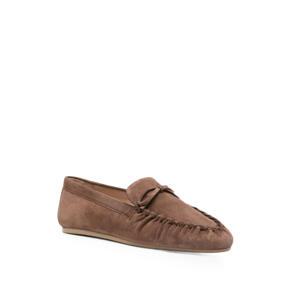 [Stuart Weitzman] Loafer FW26 BRITT BOW  CIGAR