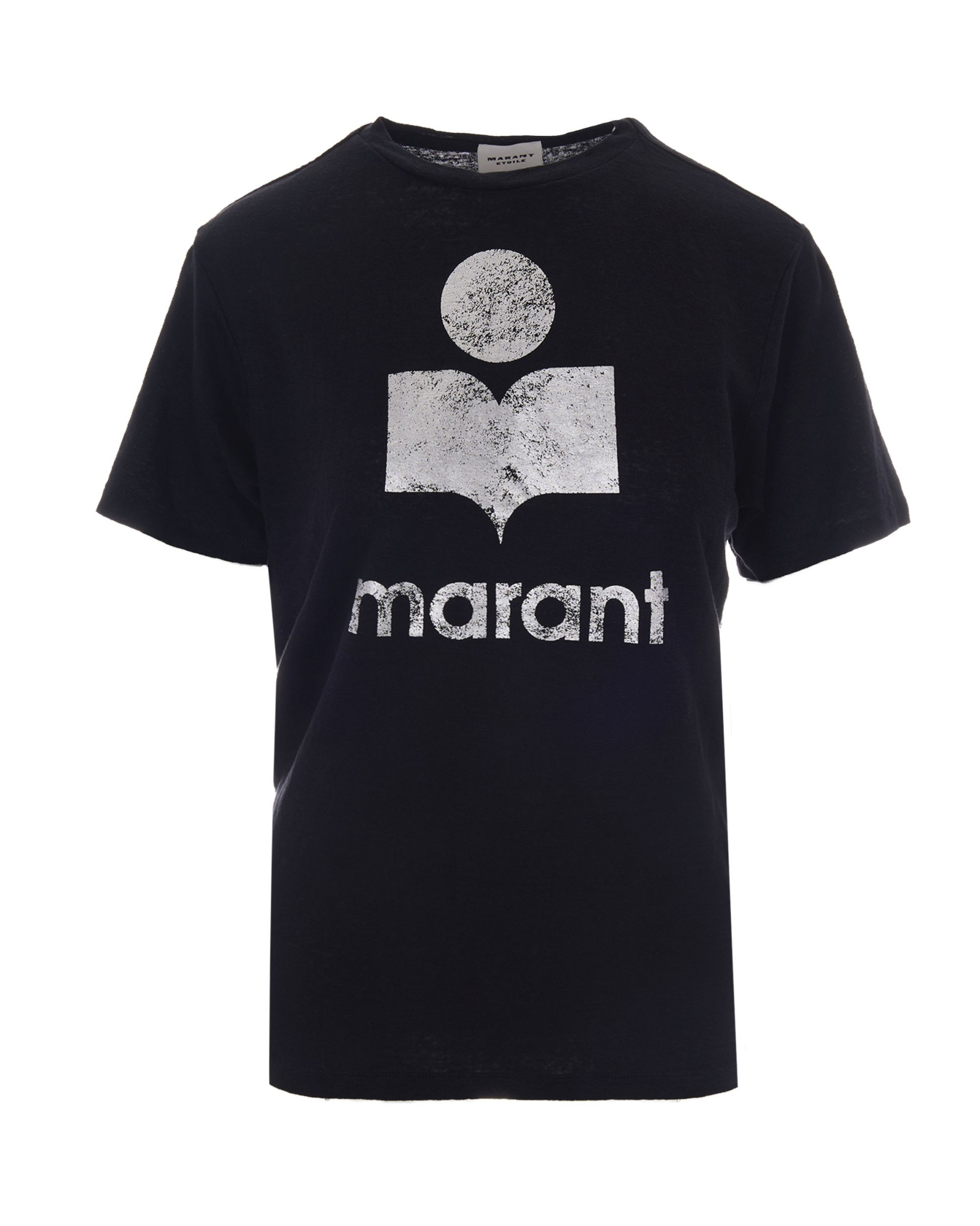 [Marant Etoile] T-shirts Short Sleeve FW26 TS0001FBA1N10E01BK