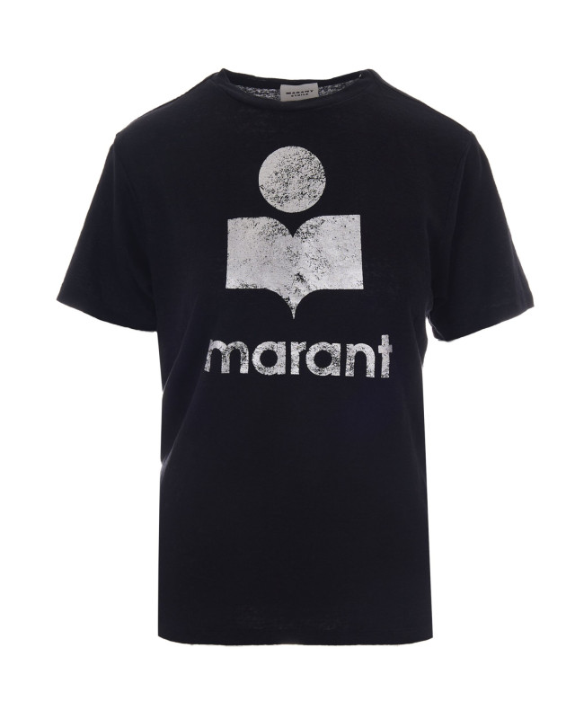 [Marant Etoile] T-shirts Short Sleeve FW26 TS0001FBA1N10E01BK