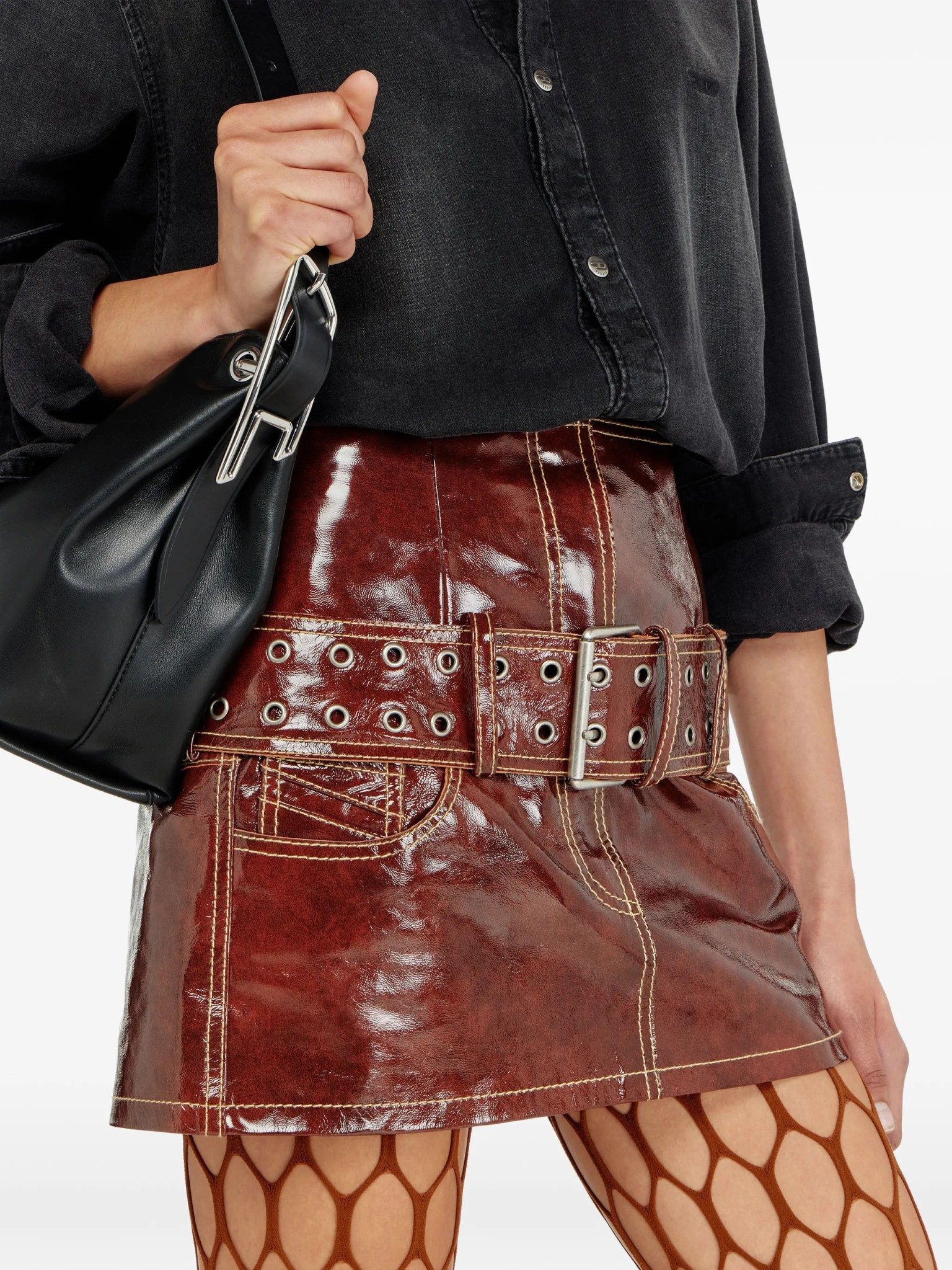 [Diesel] Mini skirt FW26 A221740SIBQ77Q