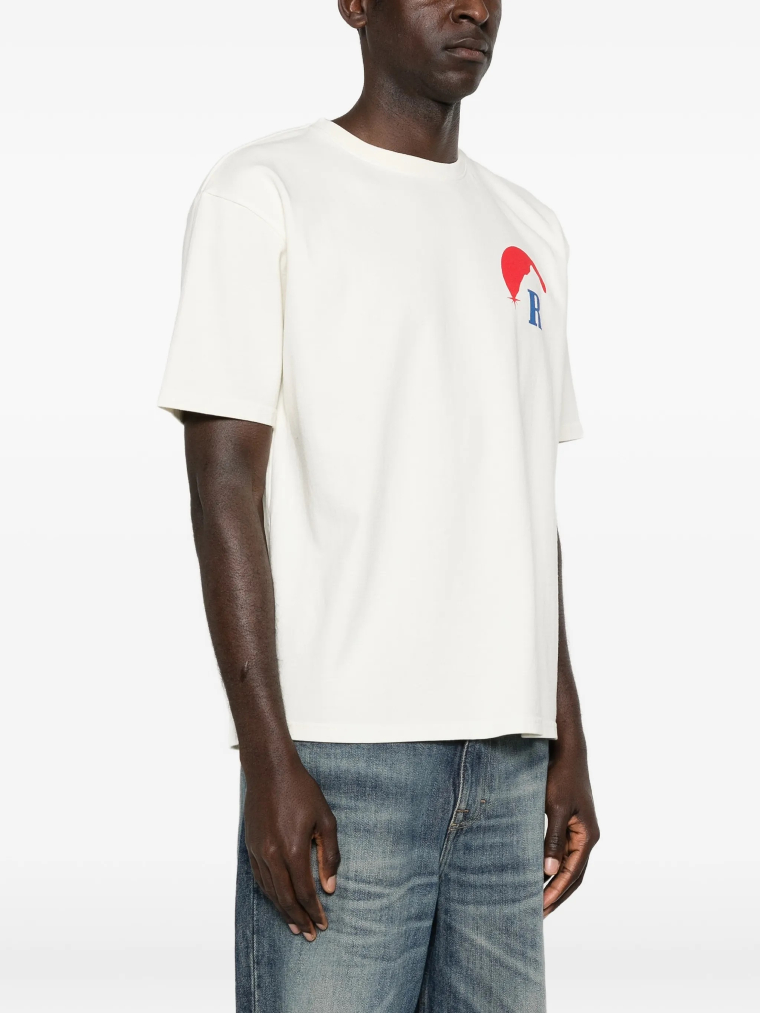 [Rhude] T-shirts Short Sleeve SS26 RHPS26TT180126010WHITE