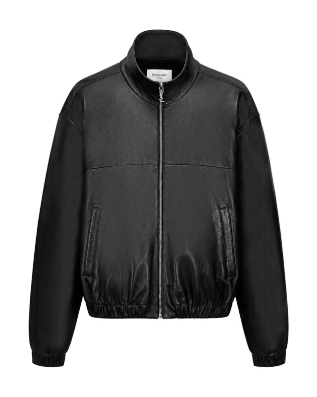 [Saint Laurent] Leather Jacket FW26 A000H9YCOJ21000 NOIR