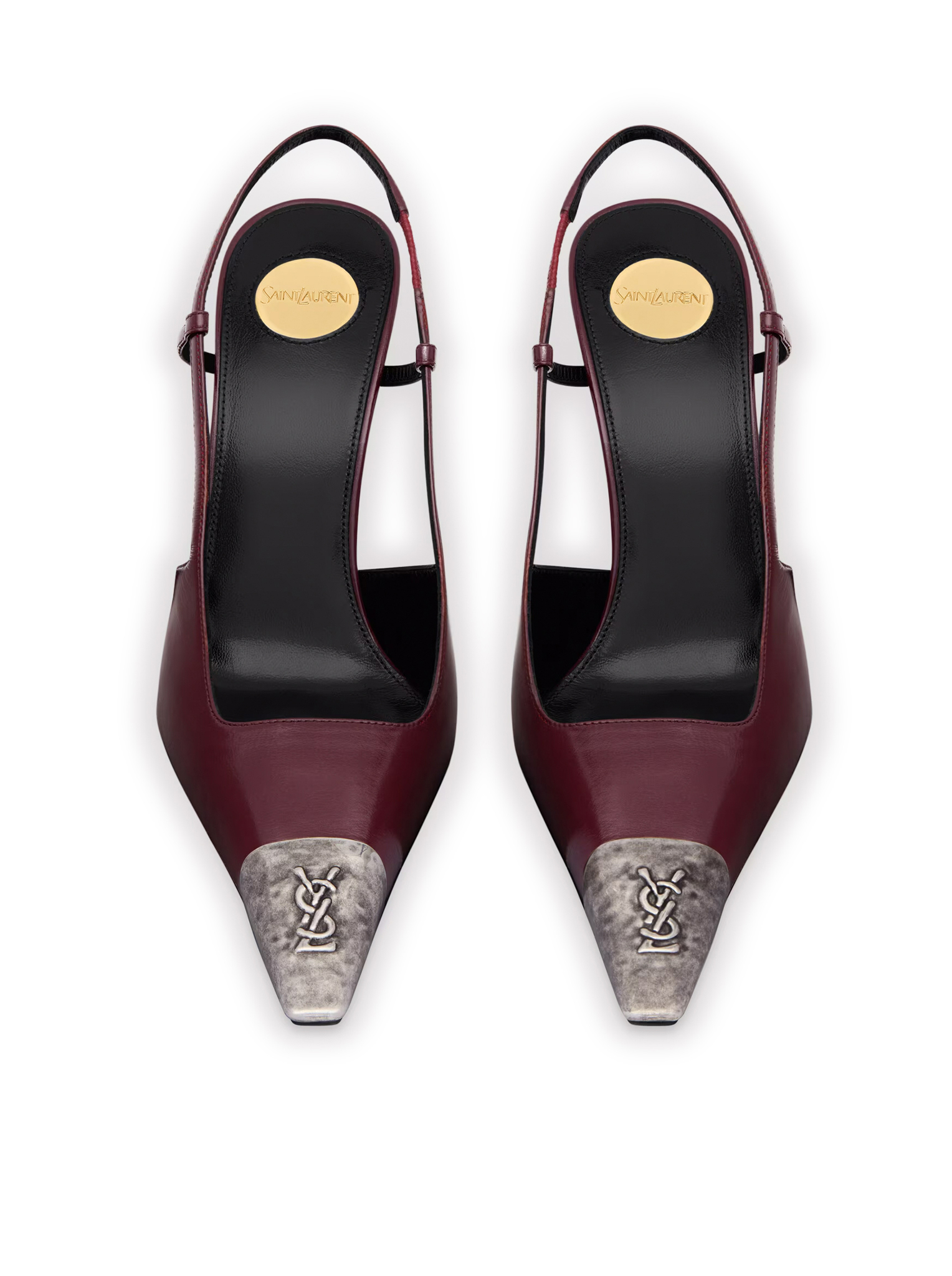 [Saint Laurent] Slingback FW26 841158AAFGC6629 VINTAGE BORDEAUX