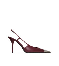 [Saint Laurent] Slingback FW26 841158AAFGC6629 VINTAGE BORDEAUX