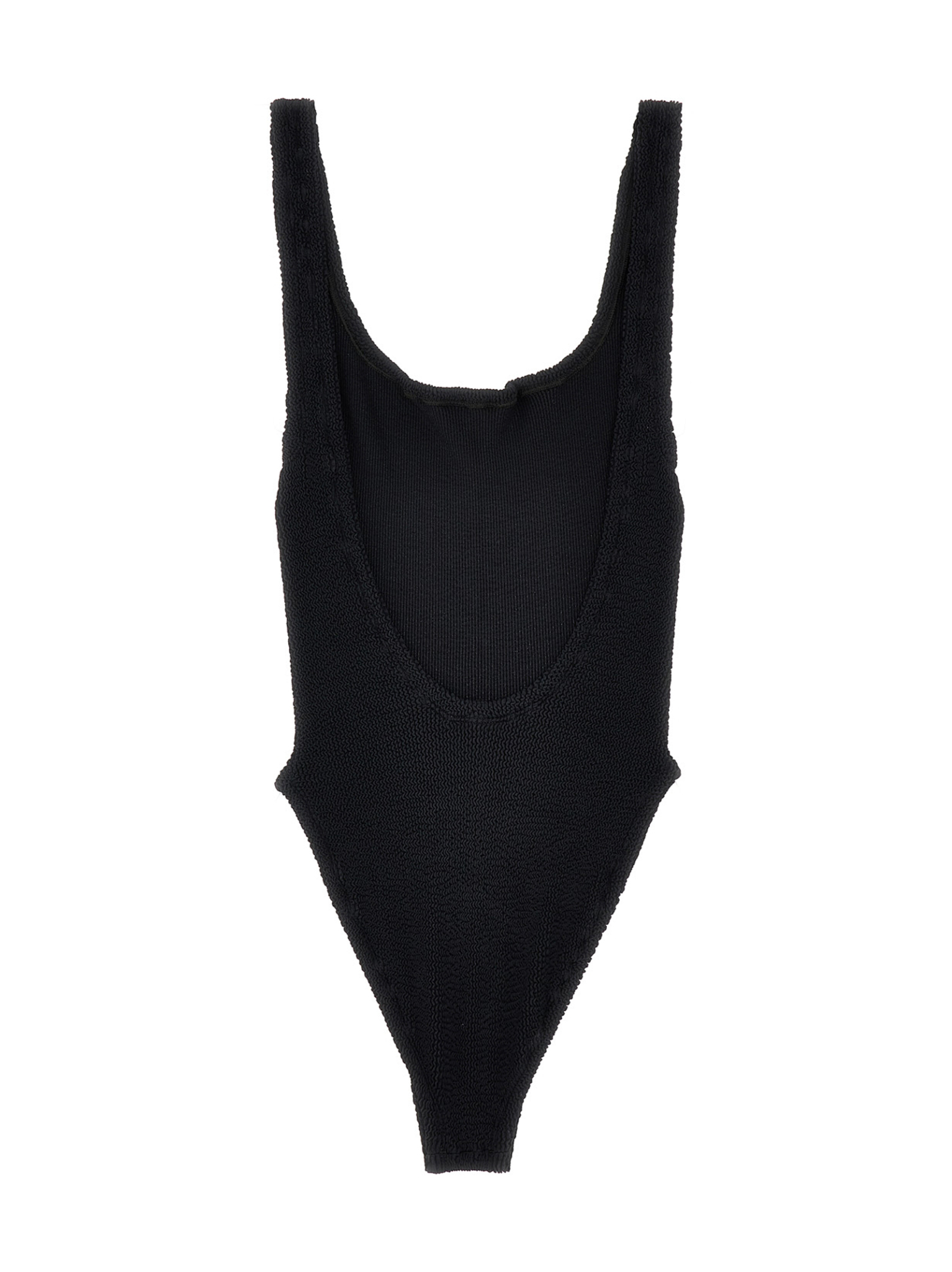 [Hunza G] Monokini FW26 SQUARENECKSWIMBLACK