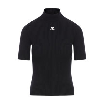 [Courreges] Knitwear FW26 PERMPU026FI00019999 BLACK