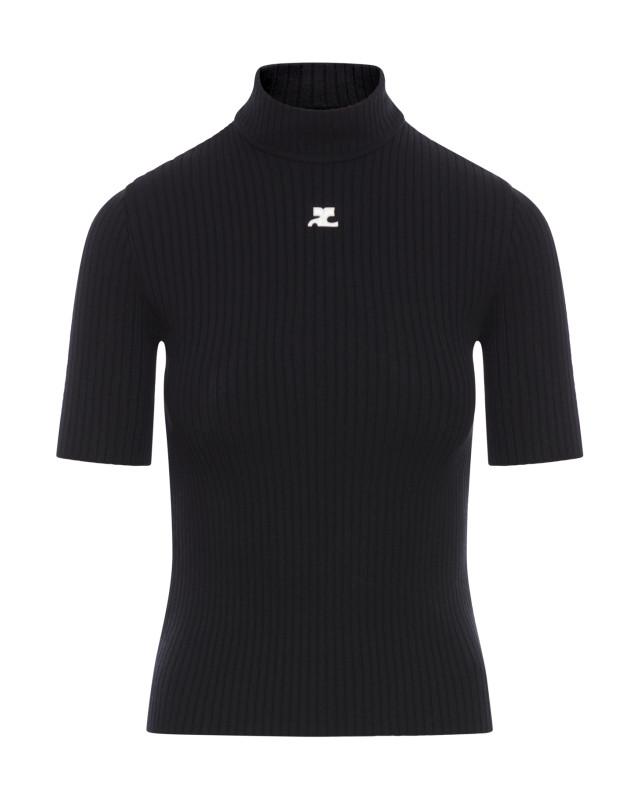[Courreges] Knitwear FW26 PERMPU026FI00019999 BLACK