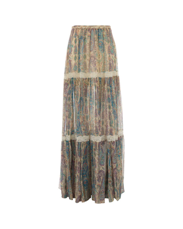 [Etro] Long skirt SS26 WRFA018399SA1N8 X0804