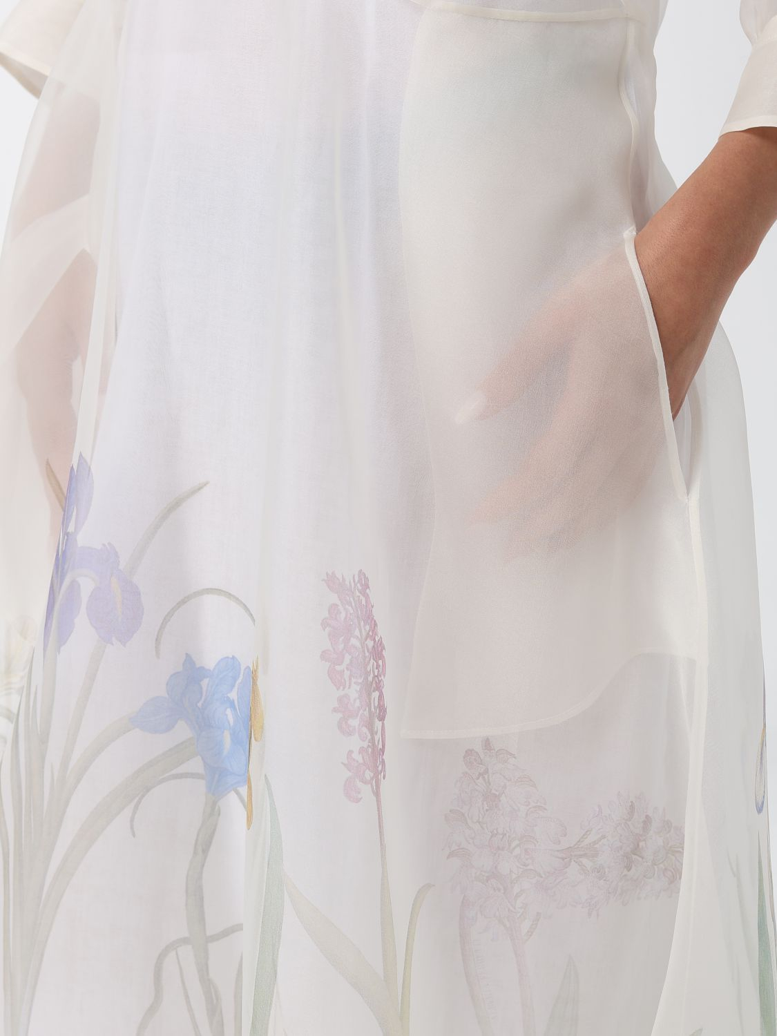 [Alberta Ferretti] Long sleeve dress SS26 04421650 1888