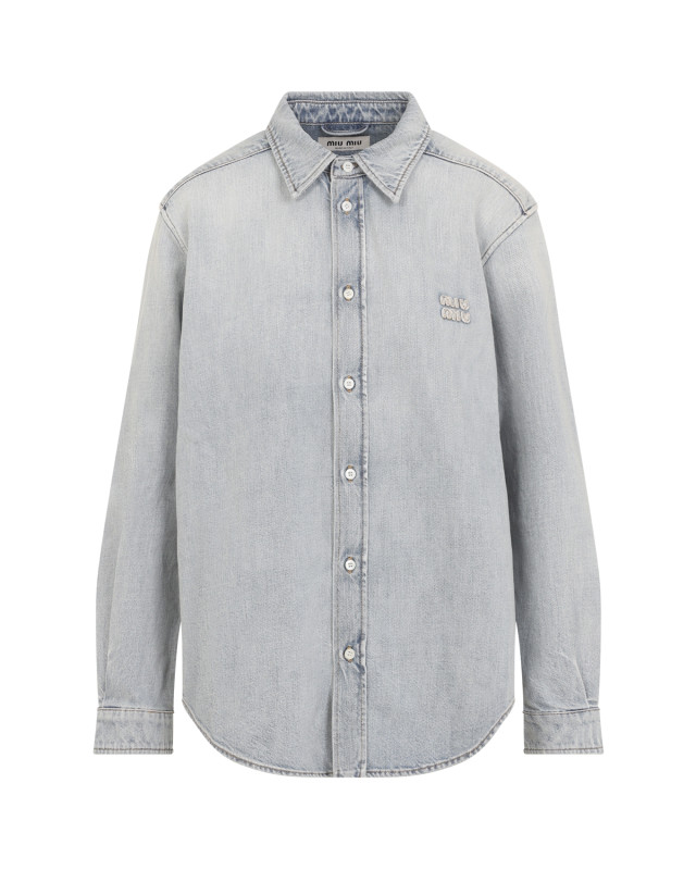 [Miu Miu] Shirts Long Sleeve FW26 GWC145SOOO.192V