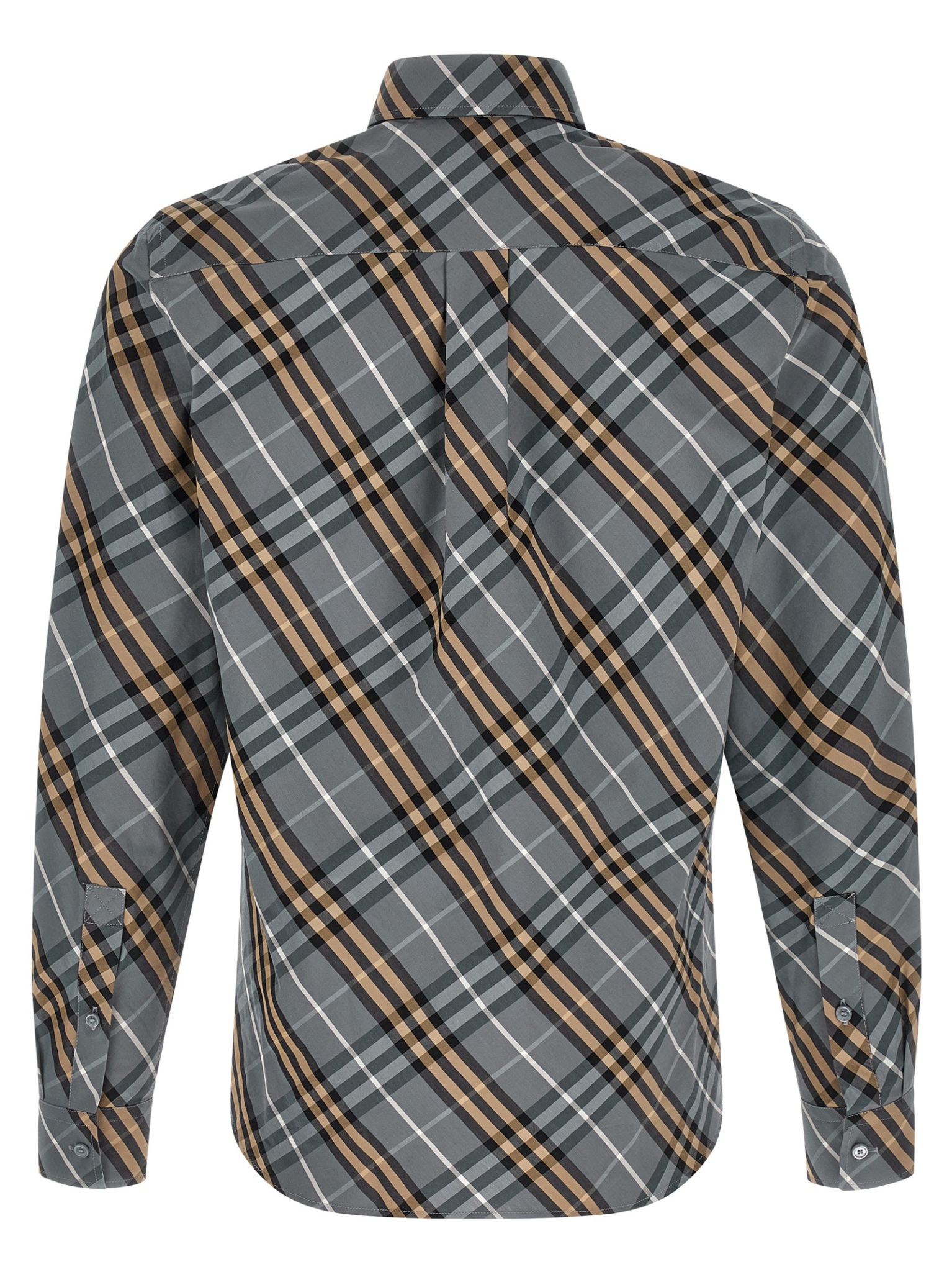 [Burberry] Shirts Long Sleeve SS26 8123670WAVEBLUEIPCHECK