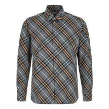 [Burberry] Shirts Long Sleeve SS26 8123670WAVEBLUEIPCHECK