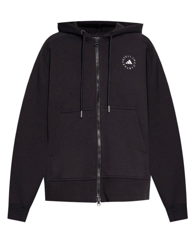 [Adidas By Stella McCartney] Hoodie FW26 JF6337BLACK/WHITE
