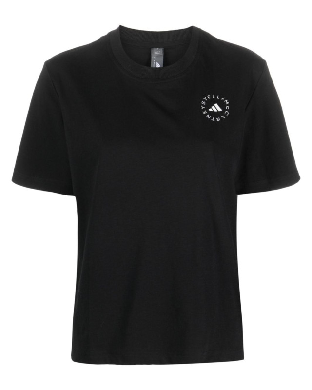 [Adidas By Stella McCartney] T-shirts Short Sleeve FW26 HR9170BLACK