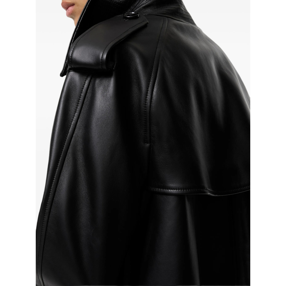 [Burberry] Leather Jacket FW26 8127296 MAYFAIR LT A1189