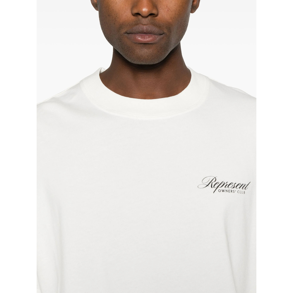 [Represent] T-shirts Short Sleeve FW26 OCM41201-072  WHITE