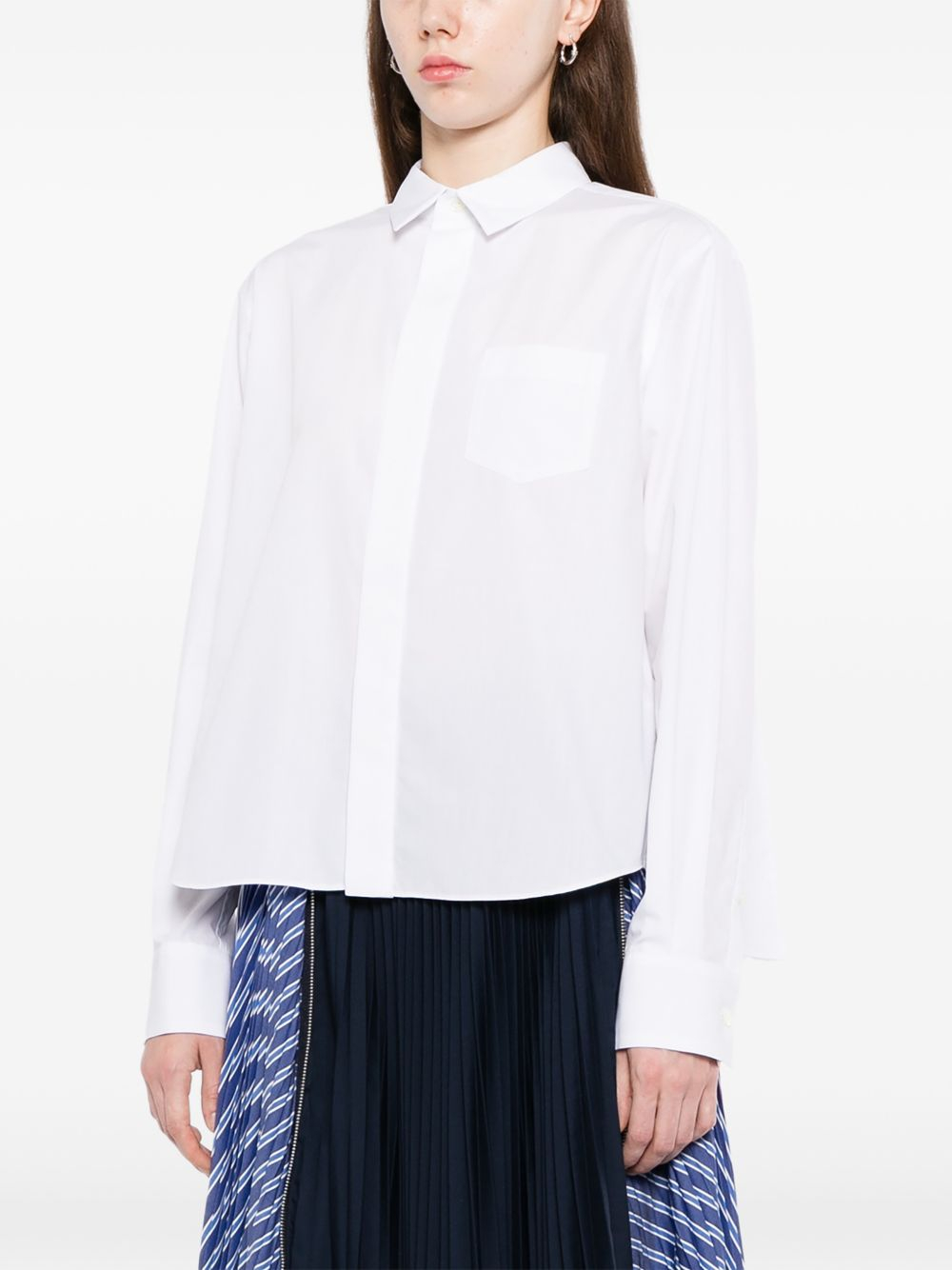 [Sacai] Shirts Long Sleeve FW26 SCW-365101