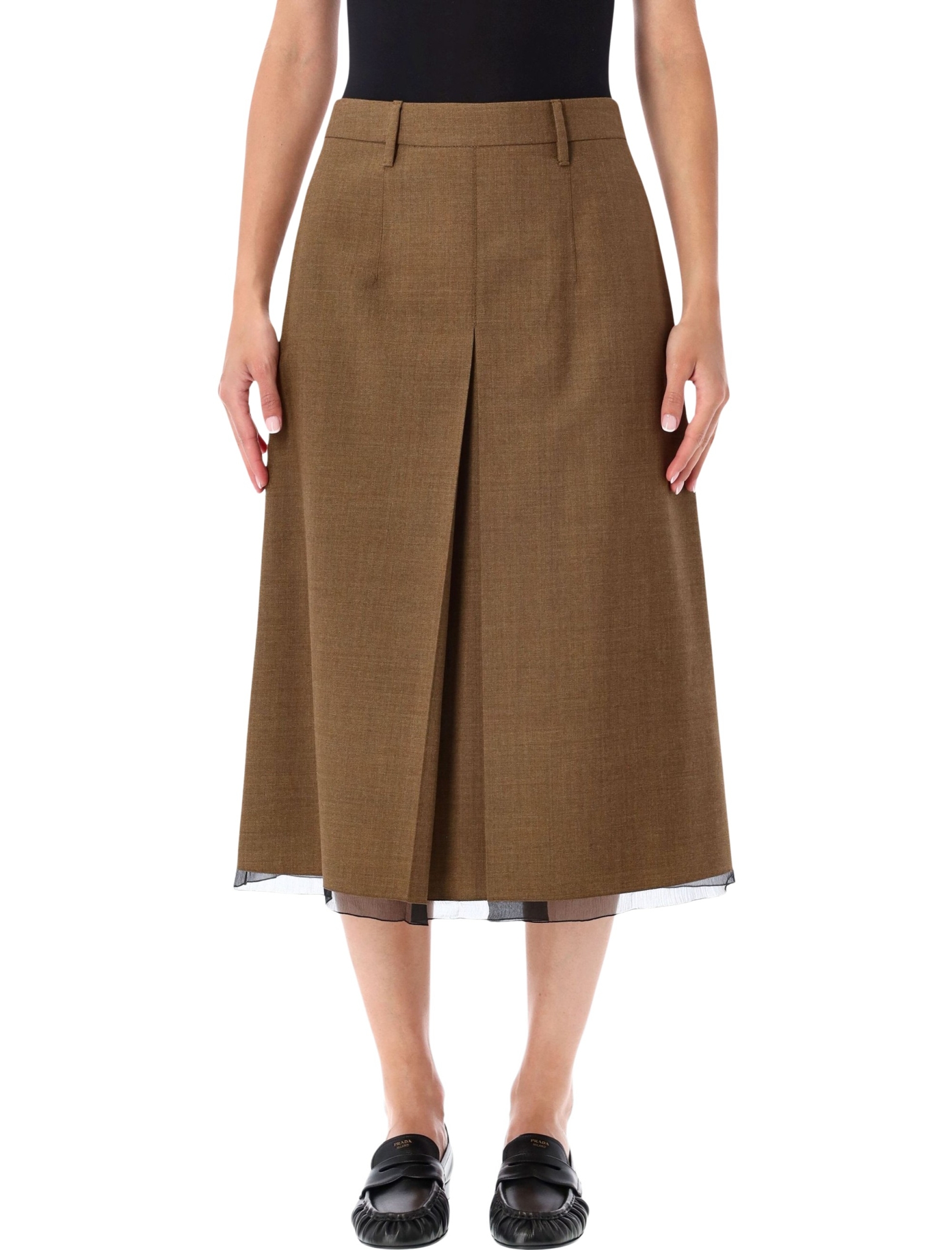 [Prada] Long skirt FW26 P10A91PSWF0005
