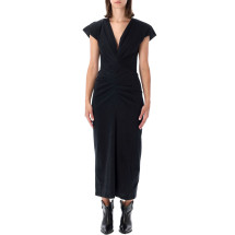 [Marant Etoile] Sleeveless dress FW26 RO1174FBA1N41I01BK