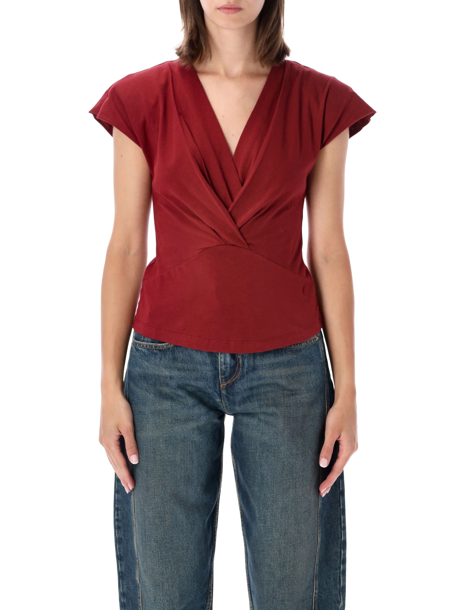 [Marant Etoile] T-shirts Short Sleeve FW26 TS0341FAA1N41I80DB