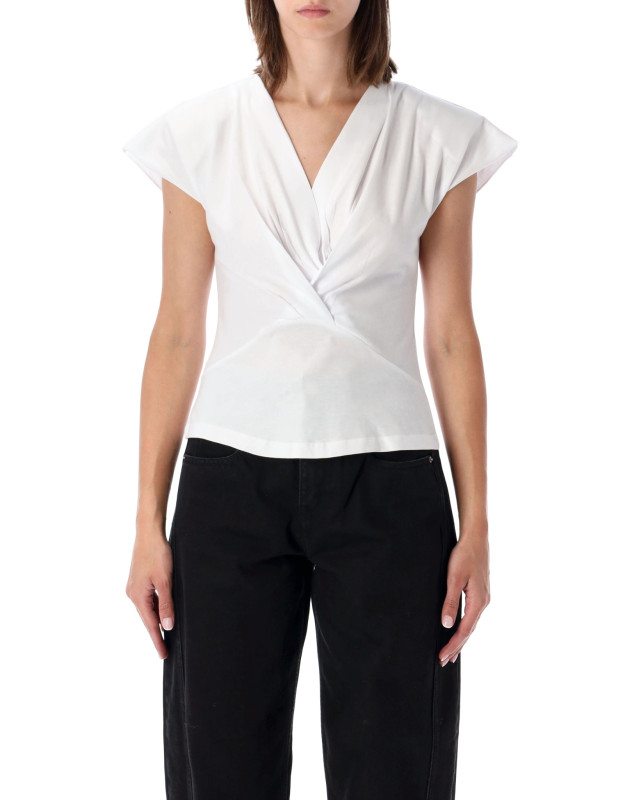 [Marant Etoile] T-shirts Short Sleeve FW26 TS0341FAA1N41I20WH