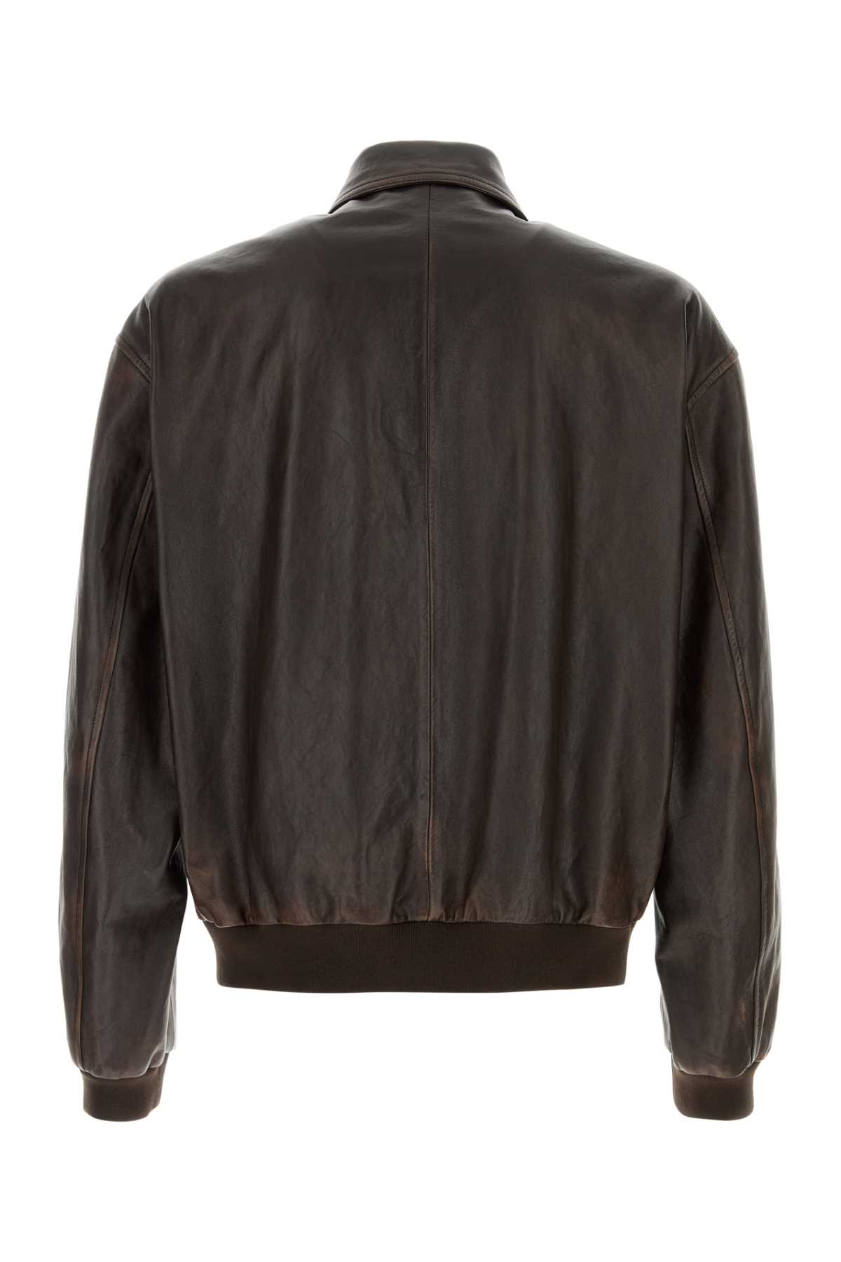 [Prada] Leather Jacket FW26 UPW622SOOO16IL F0003