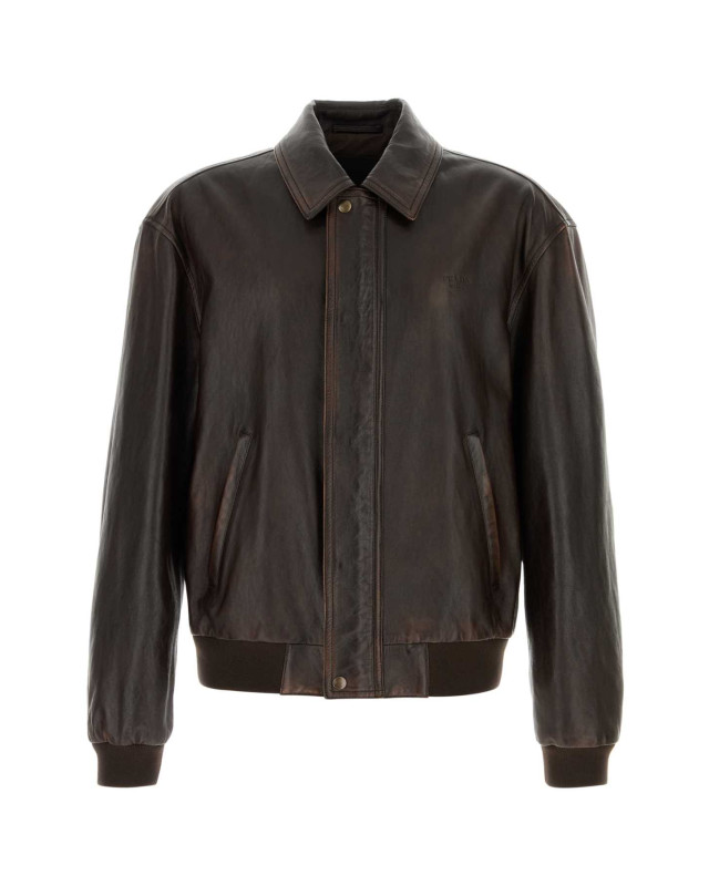 [Prada] Leather Jacket FW26 UPW622SOOO16IL F0003