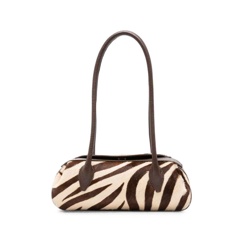 [YUZEFI] Shoulder bag FW26 OYSTER SHOULDE PONY SAVAN