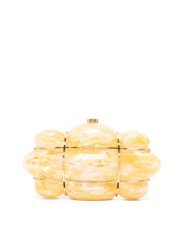 [Cult Gaia] Clutch bag FW26 HDBCL37212AC37 BOLLA YELLO