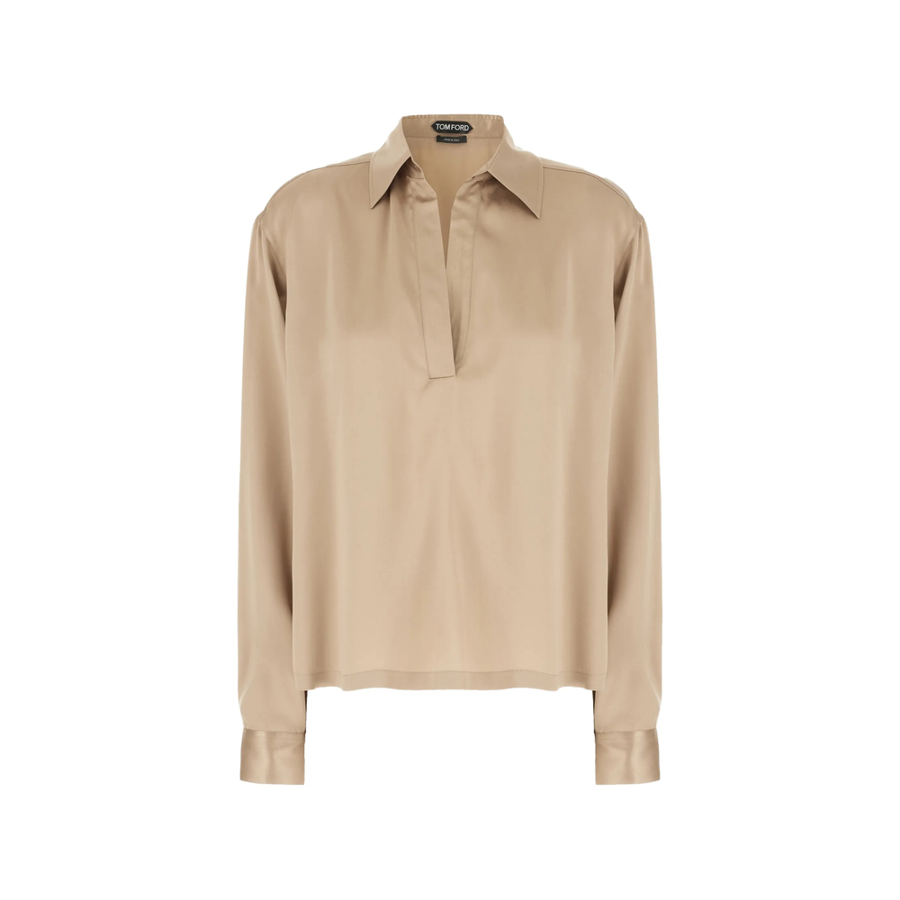 [Tom Ford] Shirts Long Sleeve FW26 FAX1720 TS2144 JBQ