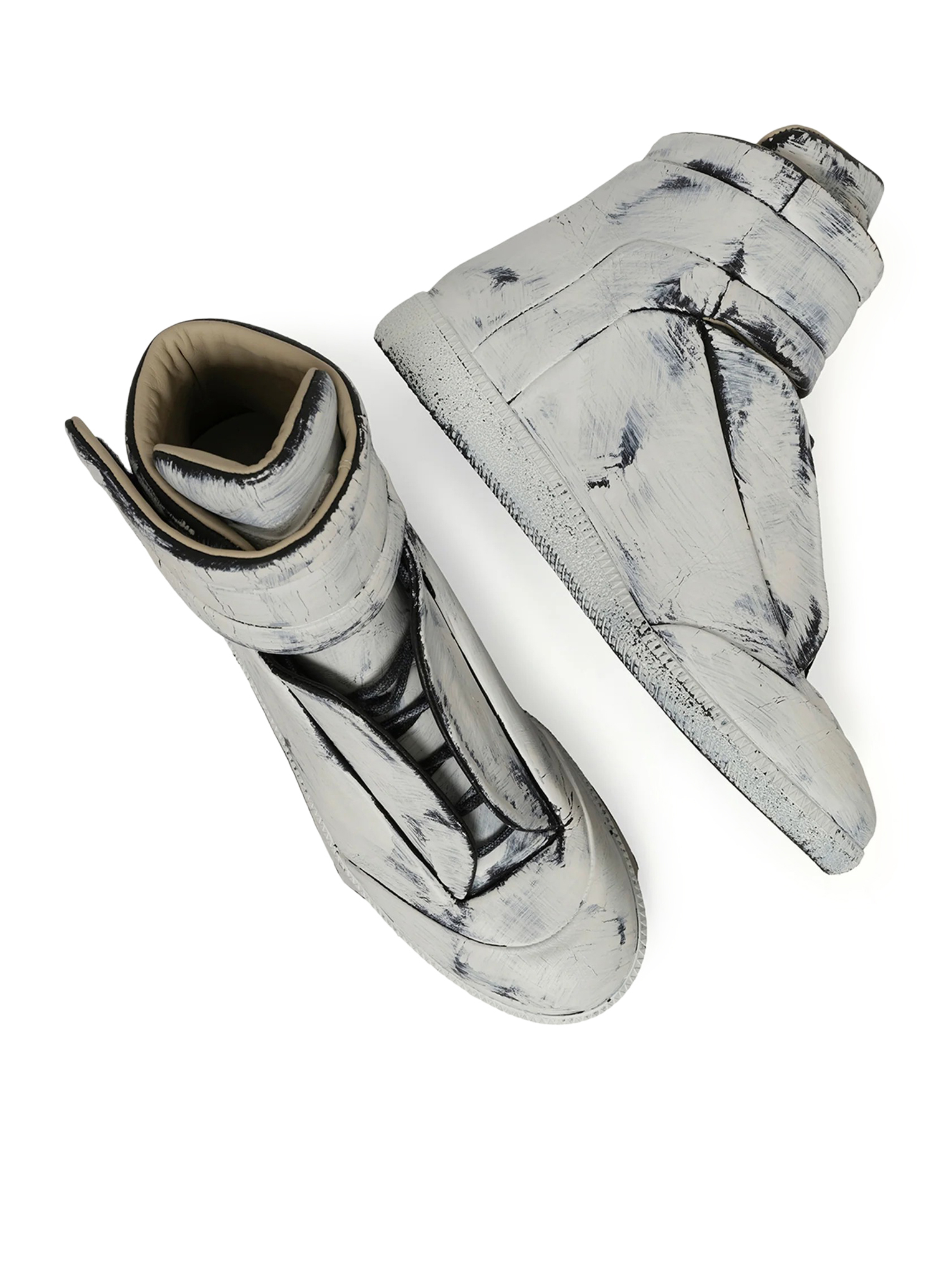 [Maison Margiela] Sneakers FW26 S57WS0538P6840HA331 BLACK MAT BIANCHETTO