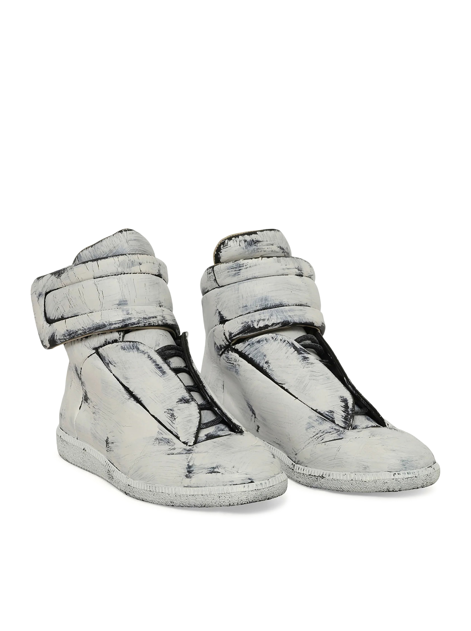[Maison Margiela] Sneakers FW26 S57WS0538P6840HA331 BLACK MAT BIANCHETTO