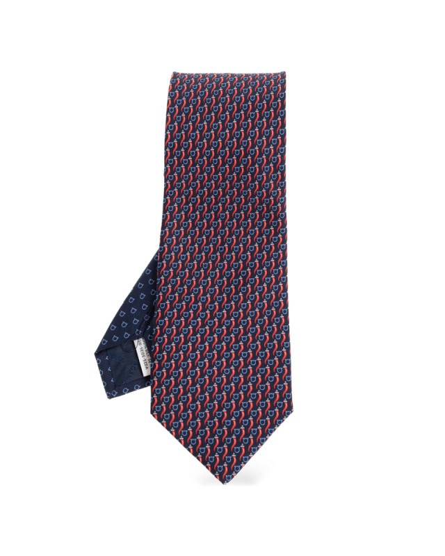 [Ferragamo] Tie FW26 351460 0794962 NAVRO