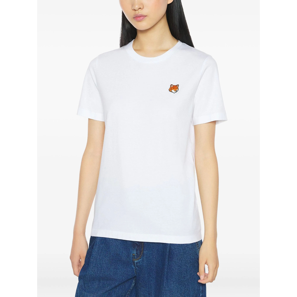 [MAISON KITSUNE] T-shirts Short Sleeve FW26 PW00113KJ7026  WHITE