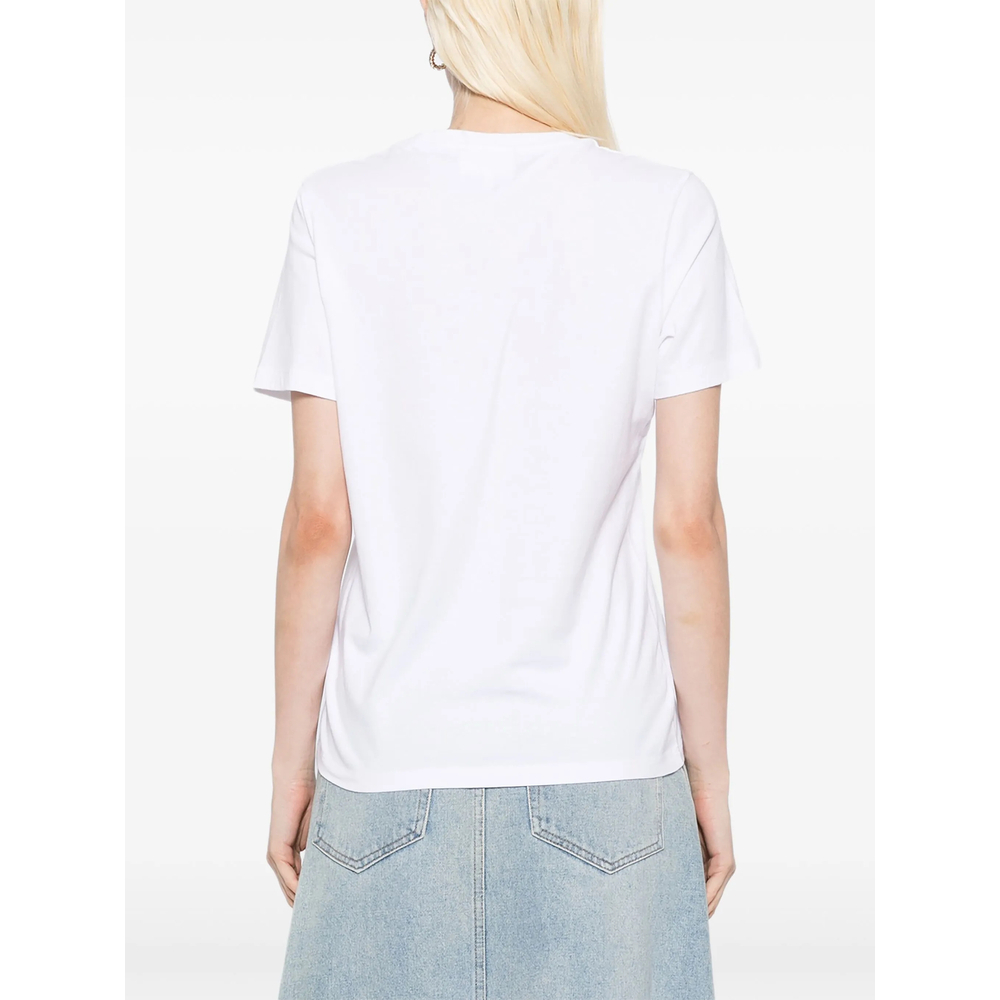 [MAISON KITSUNE] T-shirts Short Sleeve FW26 PW00115KJ7026  WHITE