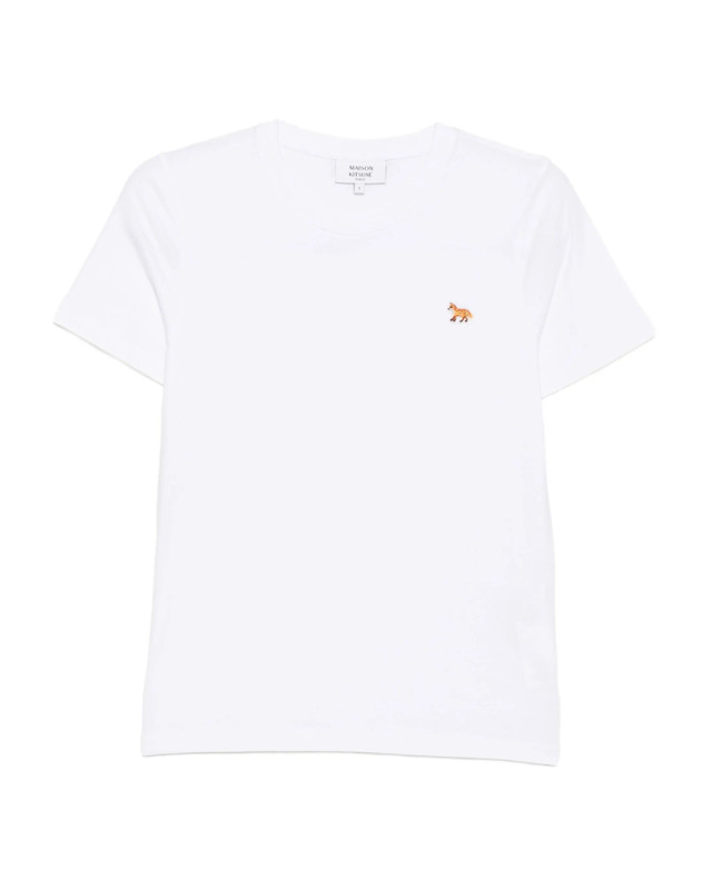 [MAISON KITSUNE] T-shirts Short Sleeve FW26 PW00115KJ7026  WHITE