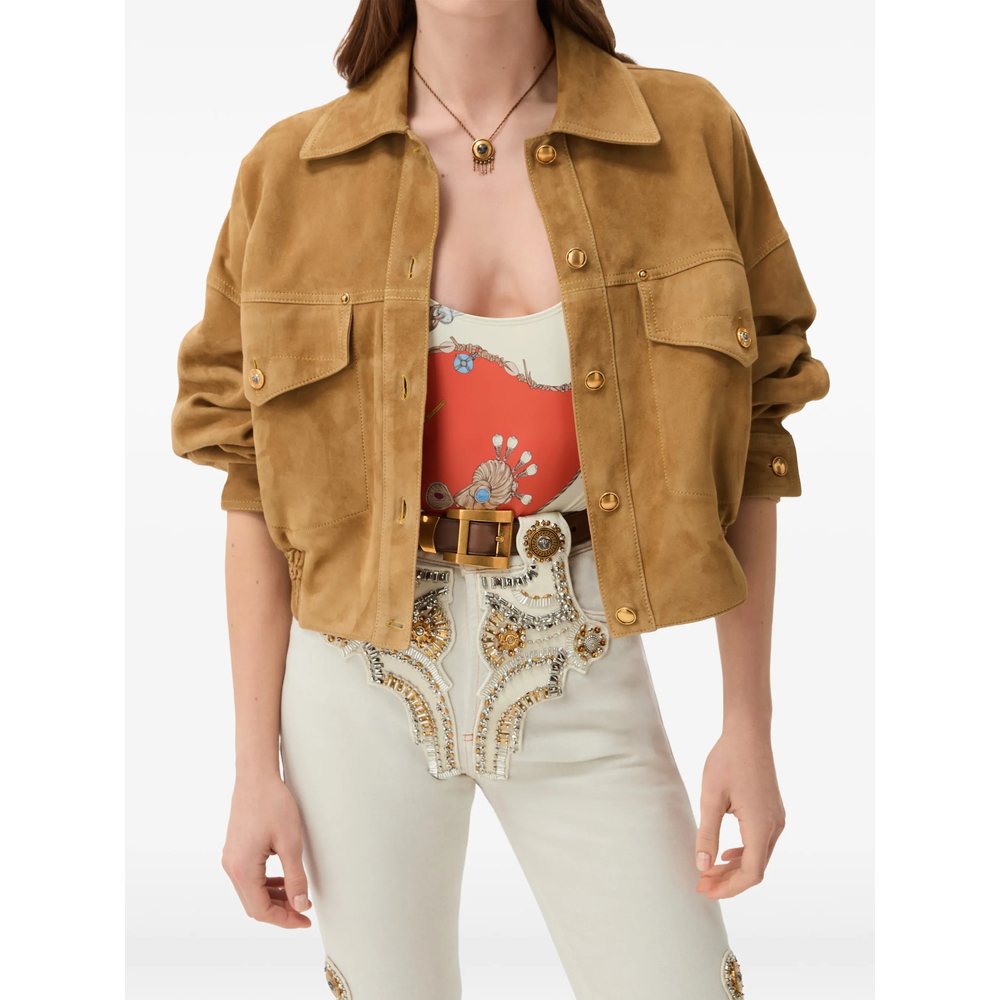 [Versace] Leather Jacket FW26 1A18380 1025704 1K230