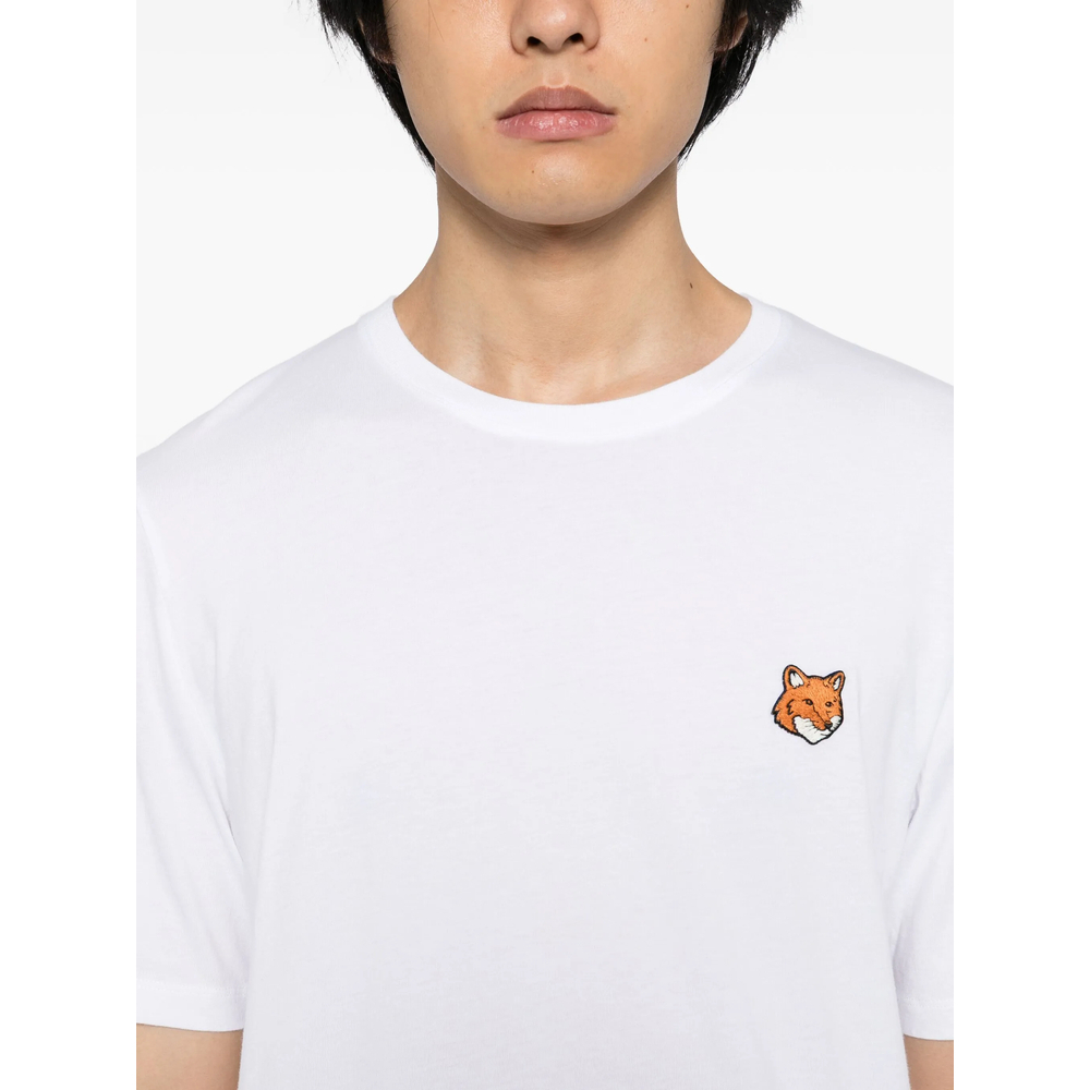 [MAISON KITSUNE] T-shirts Short Sleeve FW26 PM00107KJ7026  WHITE