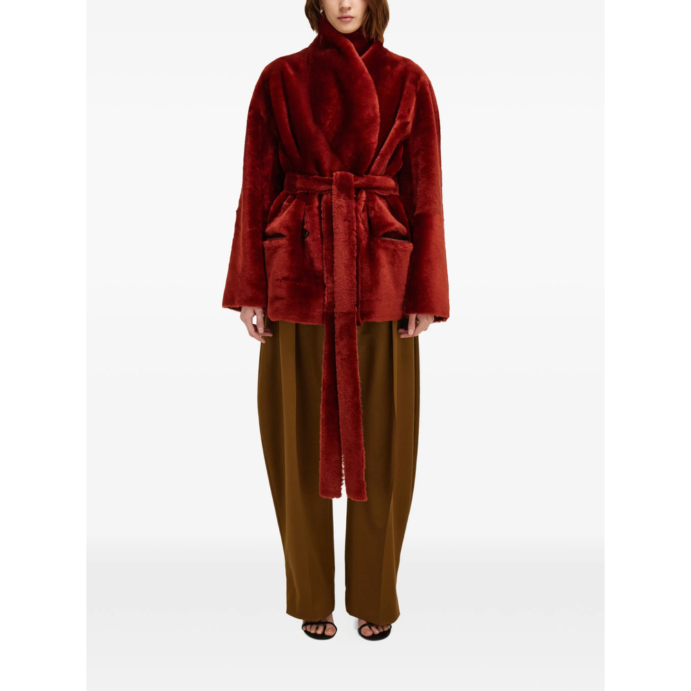 [Ferragamo] Leather Jacket FW26 13I597 0795798 RUGGI