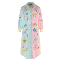 [Susanna Blu] Long sleeve dress SS24 GD5GIGLIODRESS_GD5
