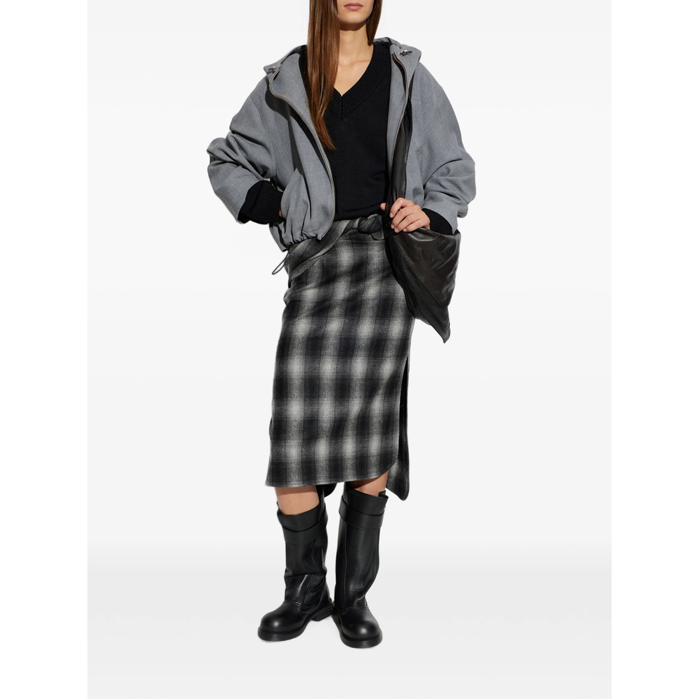 [Iro] Skirt FW26 NYLANE WP31 GRY99