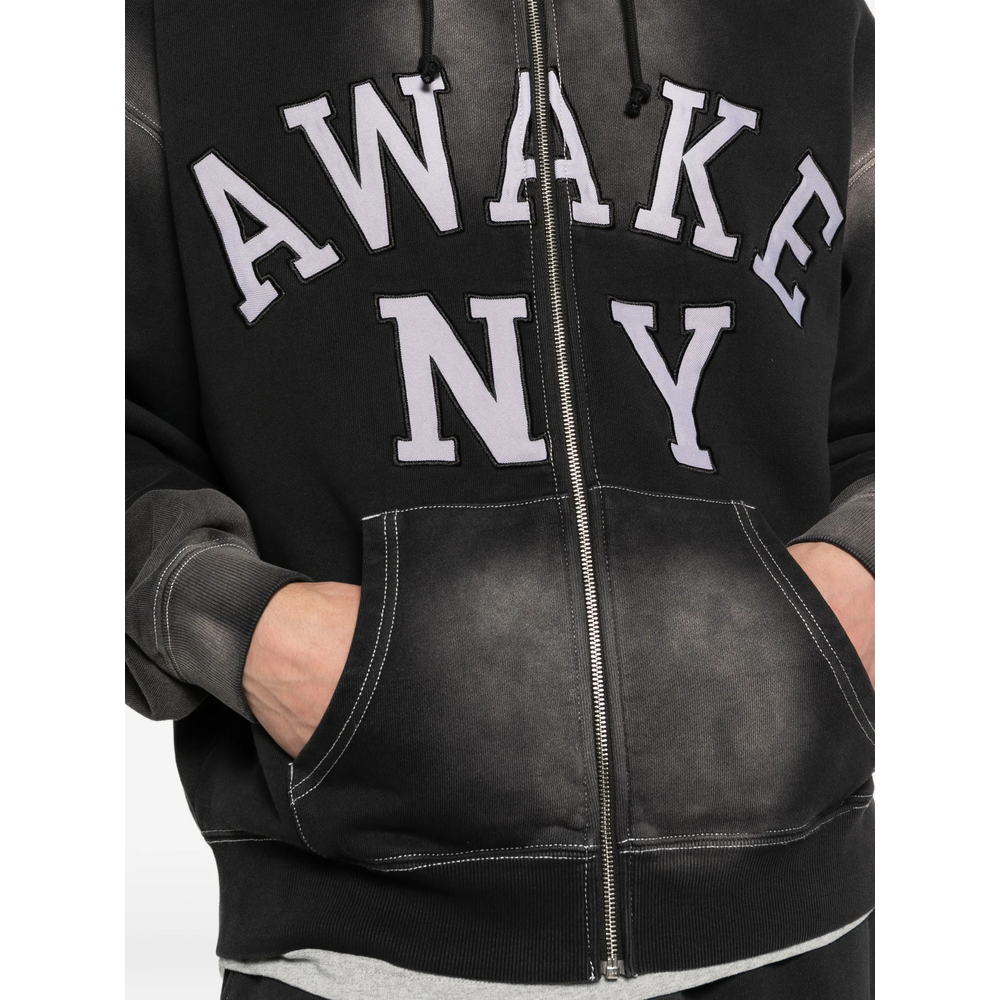 [Awake] Hoodie SS26 HD002  BLACK
