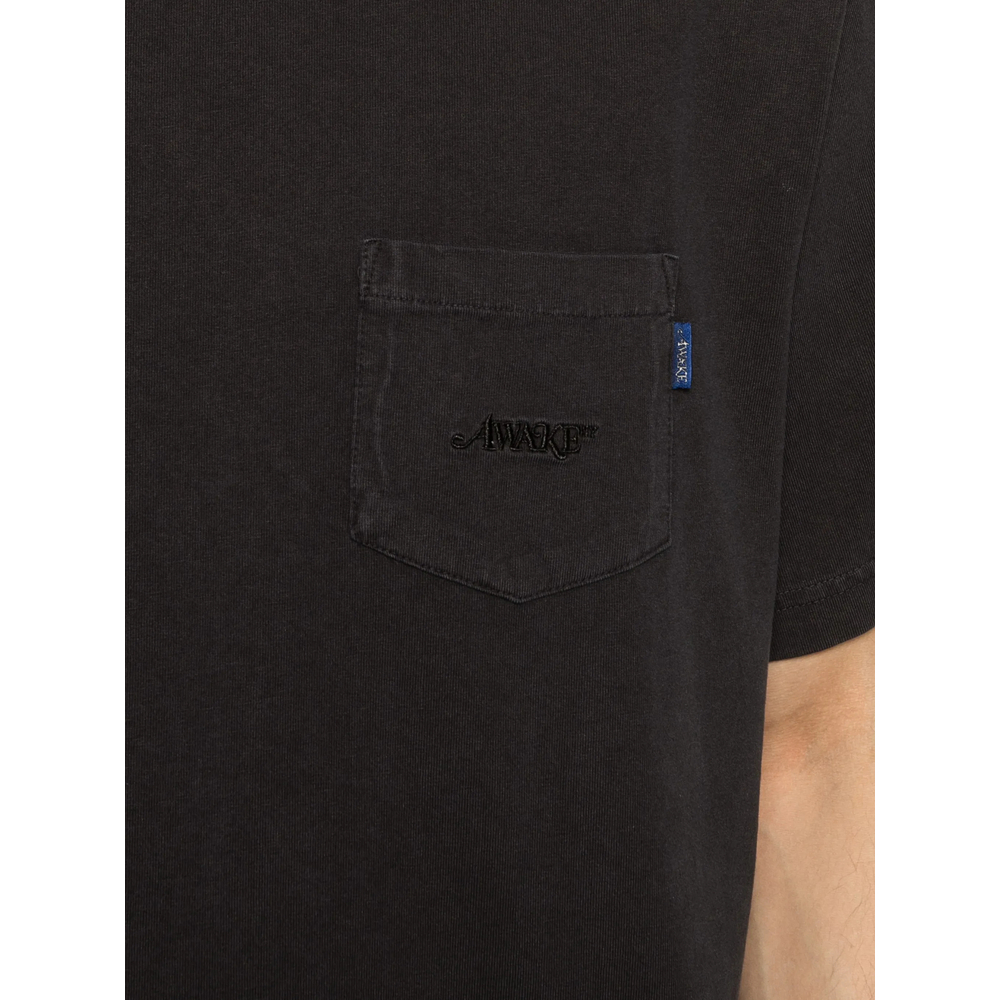 [Awake] T-shirts Short Sleeve SS26 TP010  BLACK