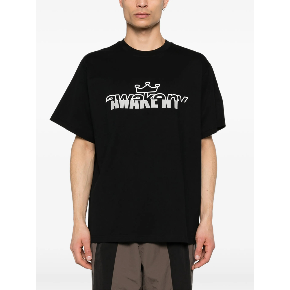 [Awake] T-shirts Short Sleeve SS26 TS009  BLACK