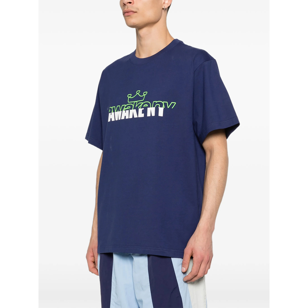 [Awake] T-shirts Short Sleeve SS26 TS009  NAVY