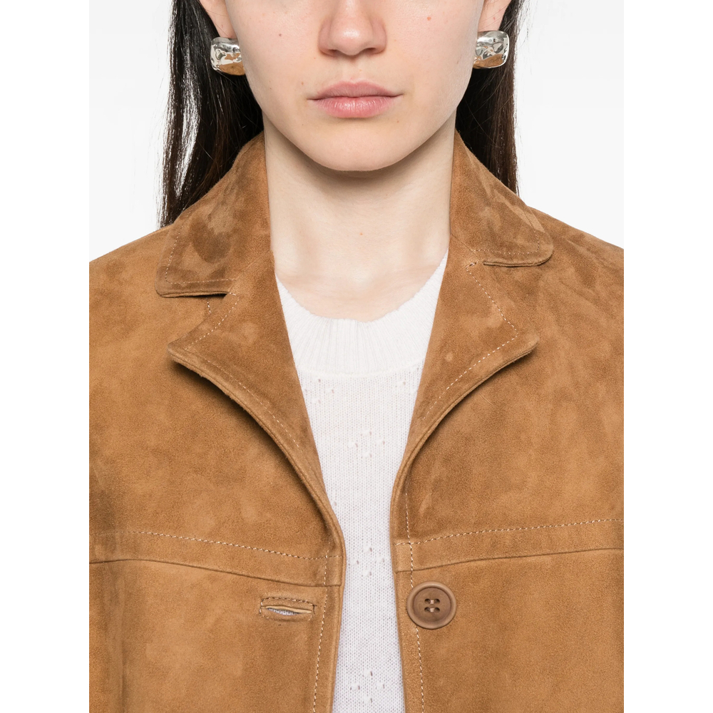 [Santoro] Leather Jacket SS26 50157-D  TIMBE